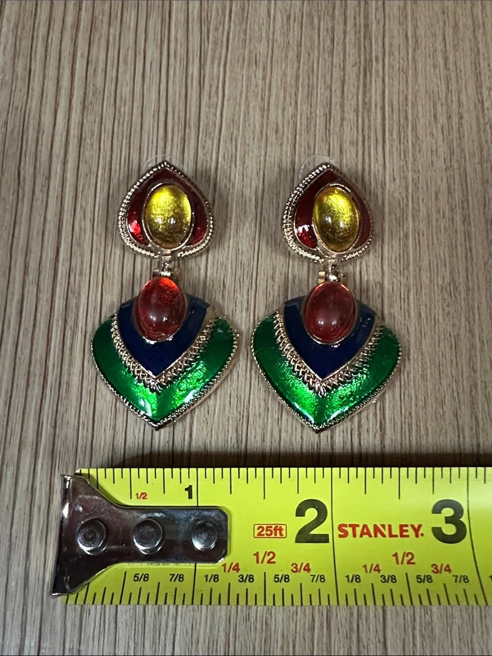 Vintage Style Multicolor Drop Earrings